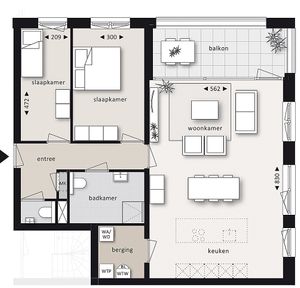 Appartement te koop Type I ong Bunde