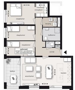 Appartement te koop Type F ong Bunde