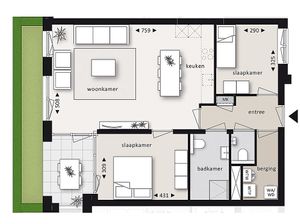 Appartement te koop Type B ong Bunde