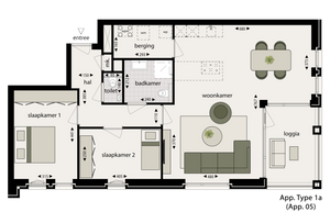 Apartment for sale Blok A ong Klimmen