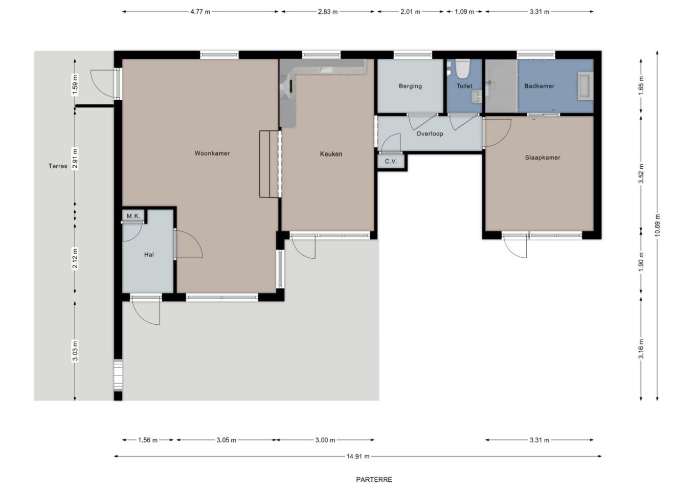 Apartment for sale Holset 80 A en B Lemiers