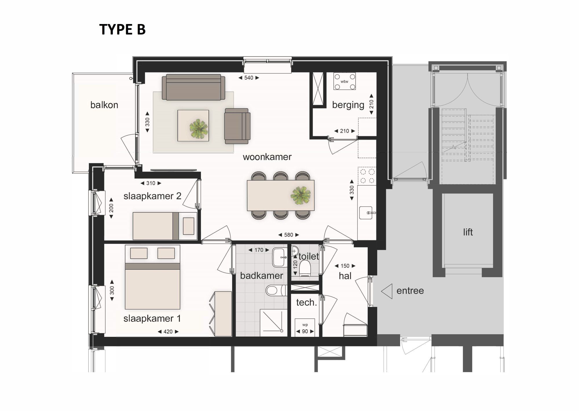 Appartement te koop Appartement Type B ong Heerlen